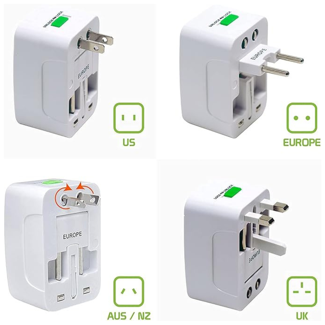 Adaptador corriente universal +150 Países