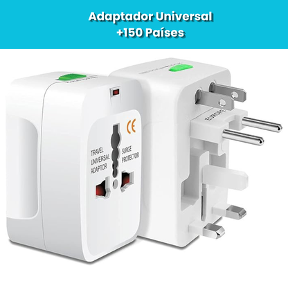 Adaptador corriente universal +150 Países
