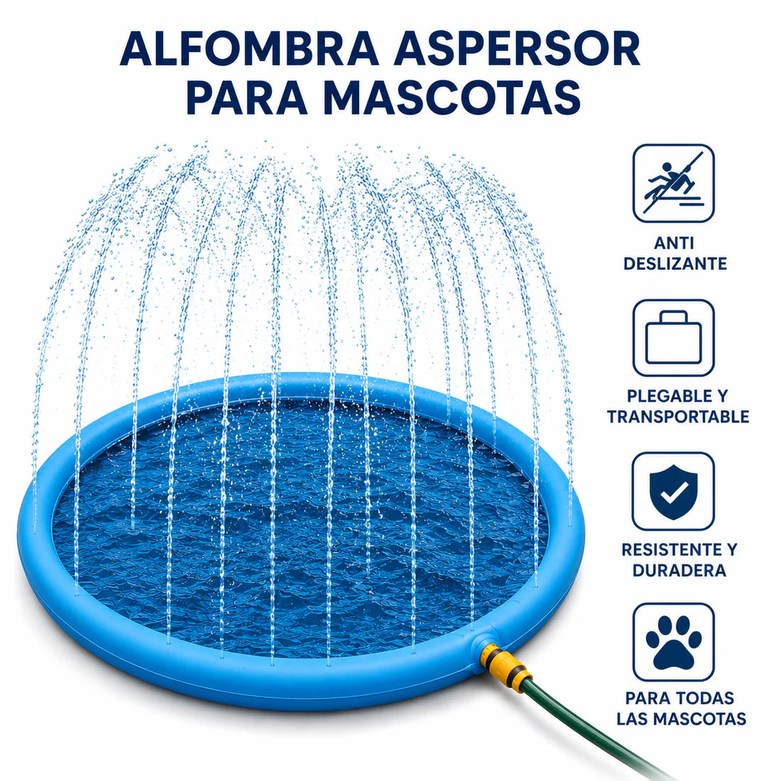Alfombra aspersor mascotas