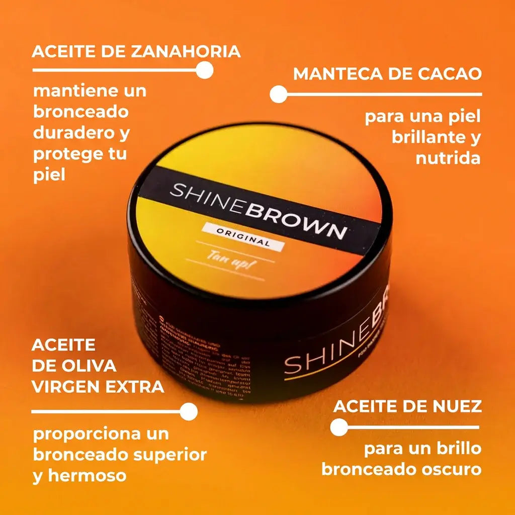 Shine Brown - CREMA BRONCEADORA INSTANTÁNEA