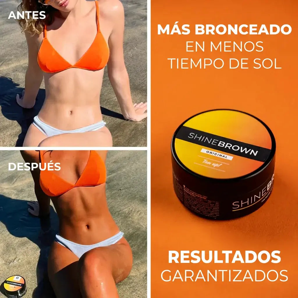 Shine Brown - CREMA BRONCEADORA INSTANTÁNEA