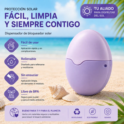 SwipeRoll™ - Aplica Protección Solar Sin Mancharte
